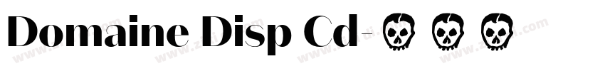 Domaine Disp Cd字体转换